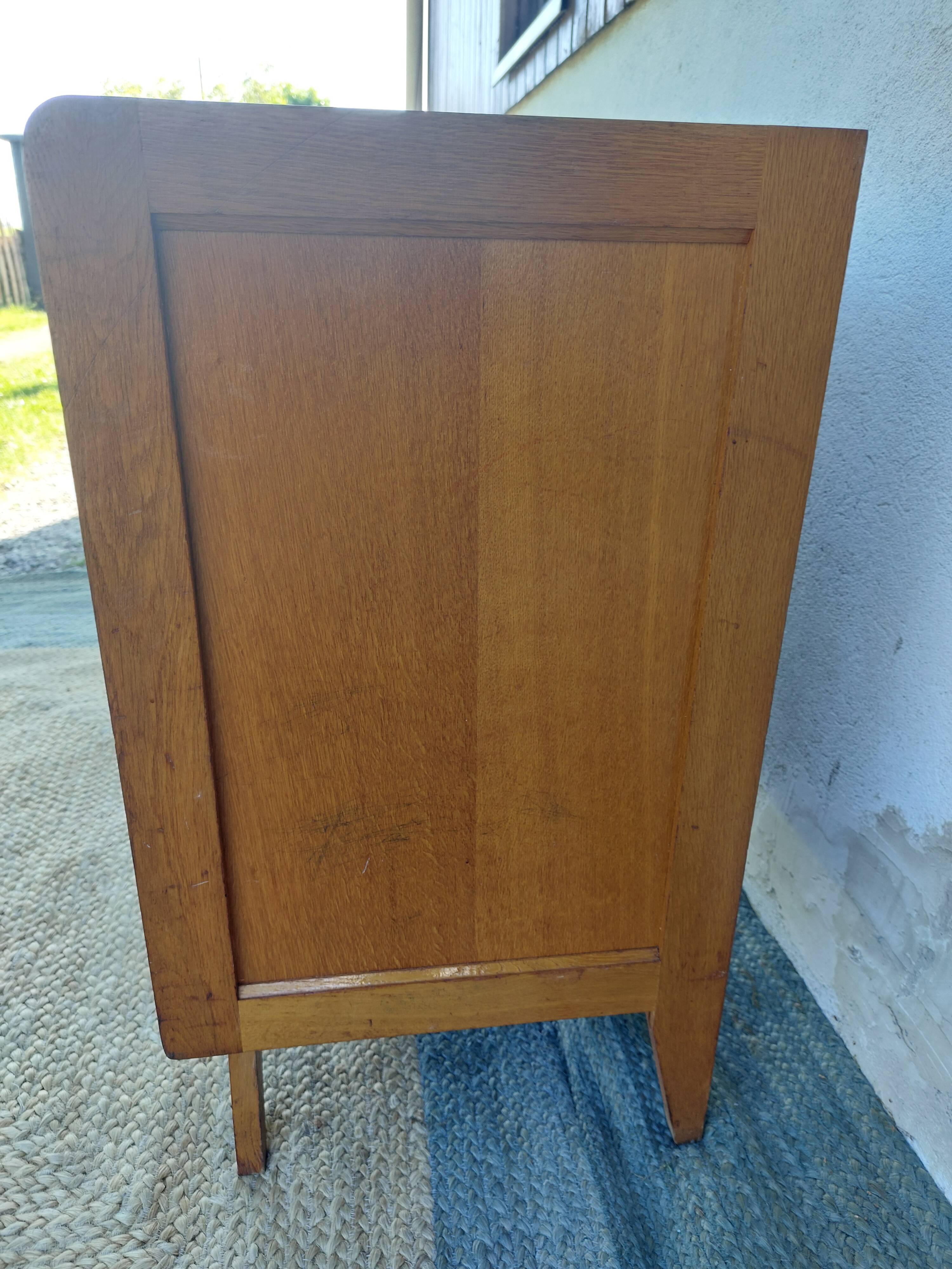 chest of drawers with compass feet, 1960s-1970s