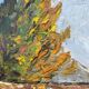 Peinture au couteau à l’huile paysage