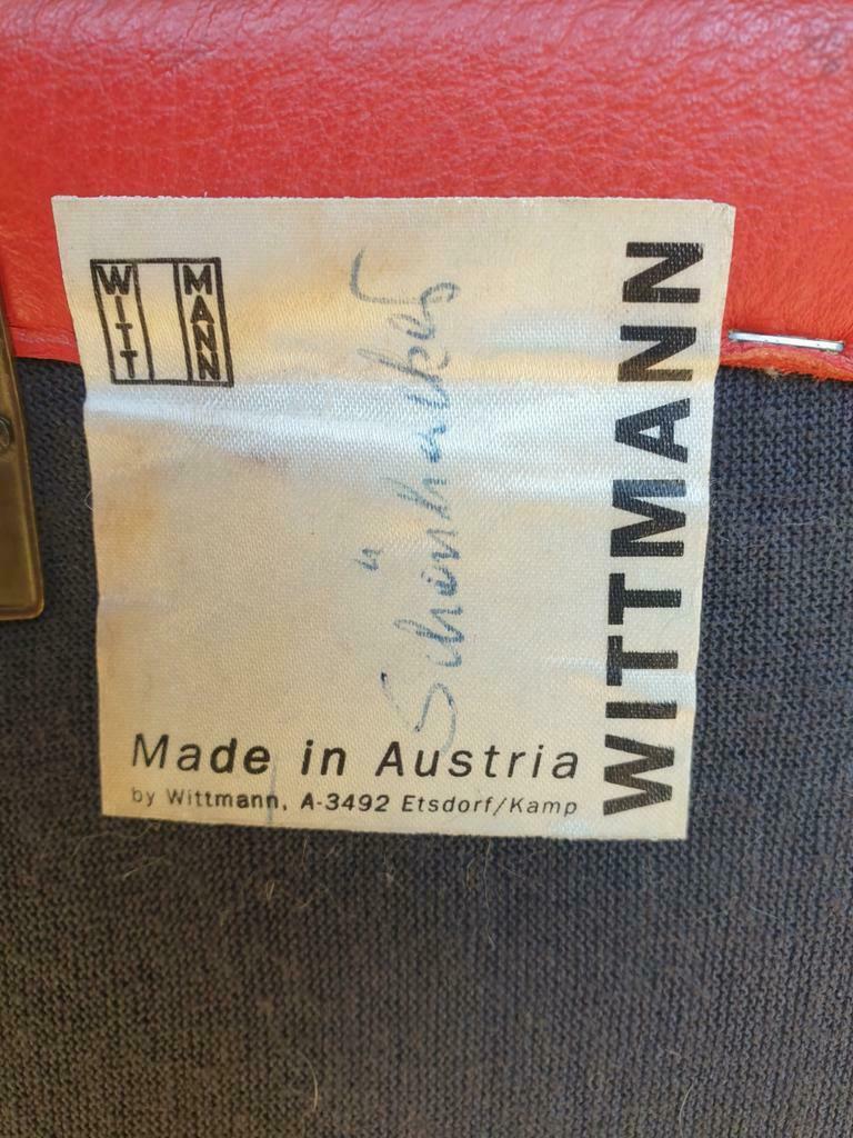 Fauteuil design vintage Wittmann par Hoffmann