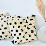 Moroccan polka dot carpet pillow 45x45cm