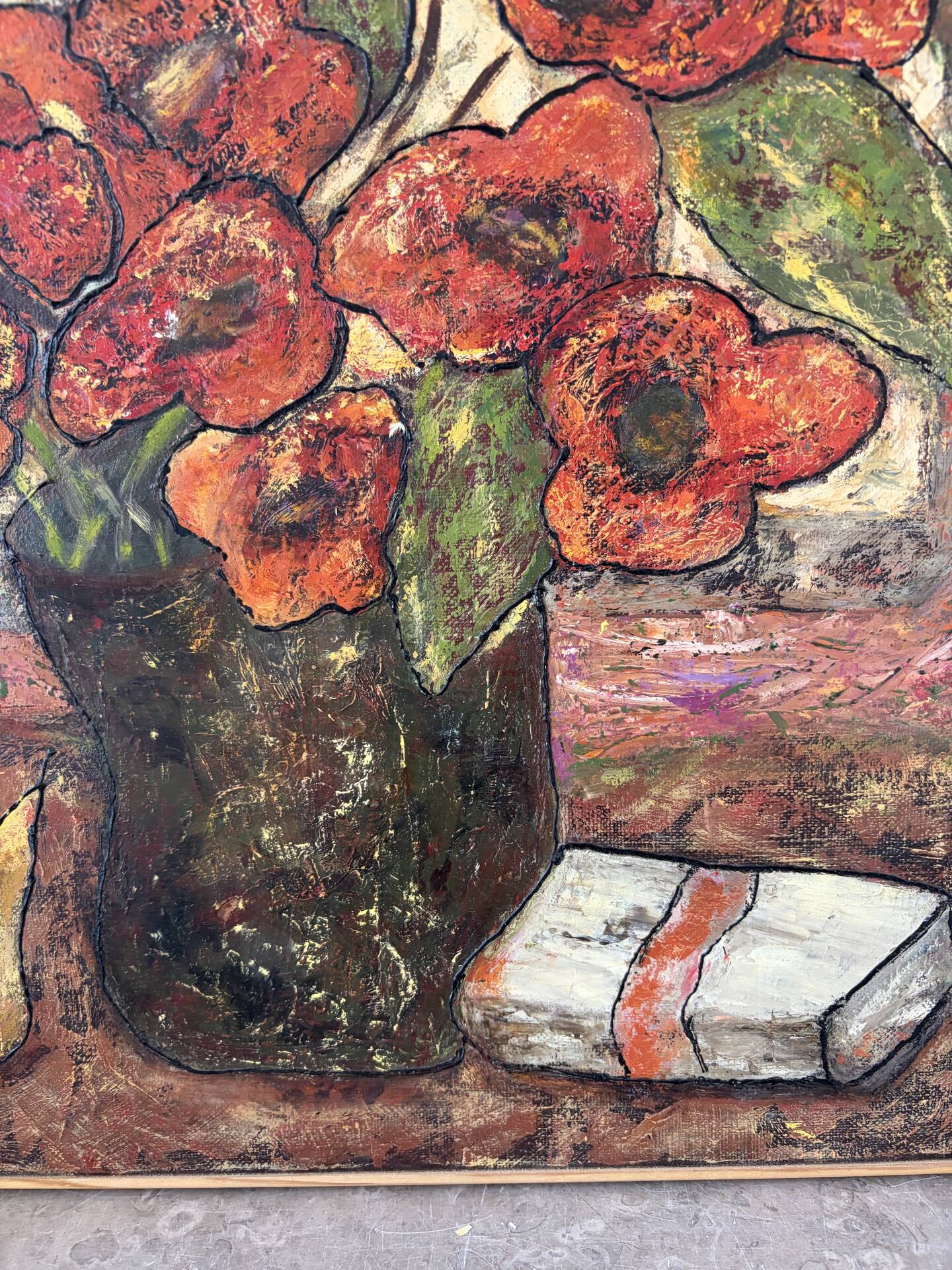 The poppies, oil on canvas