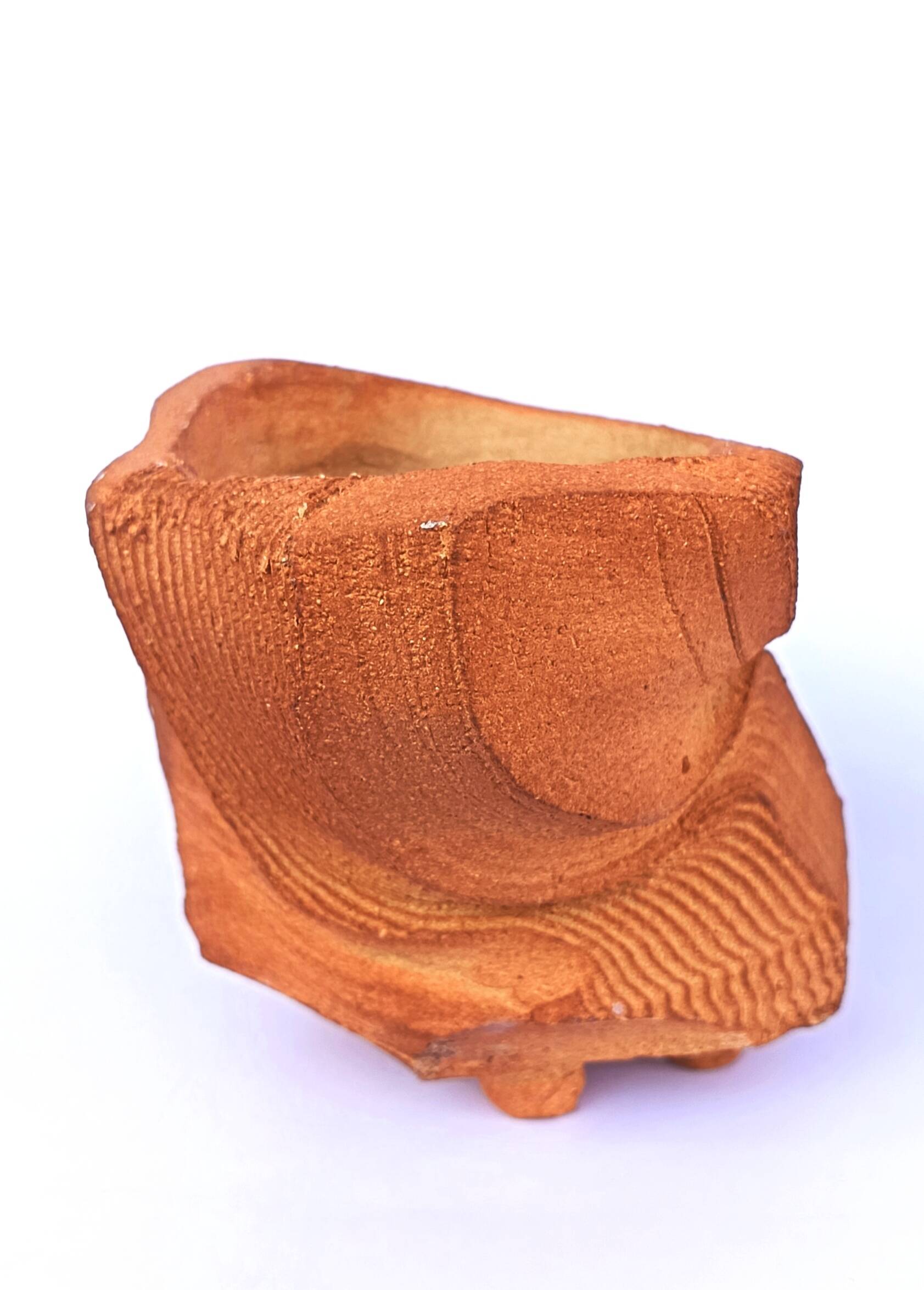 Stoneware bowl in Japanese chawan style