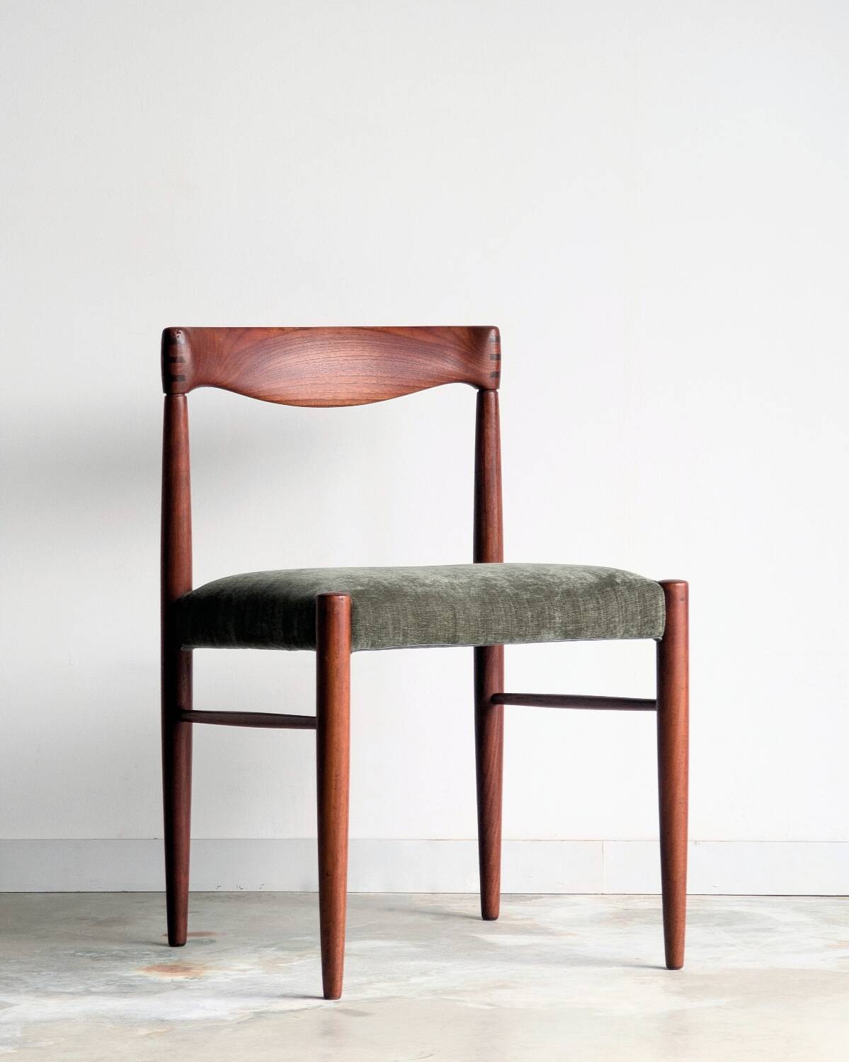 Vintage teak chair by Henry Walter Klein, Bramin edition, 1960.