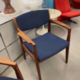 Pair of Erik Bush Scandinavian armchairs