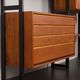 Scandinavian freestanding teak shelving unit by Ollie Borg for Asko Finland, Denmark, 1960s