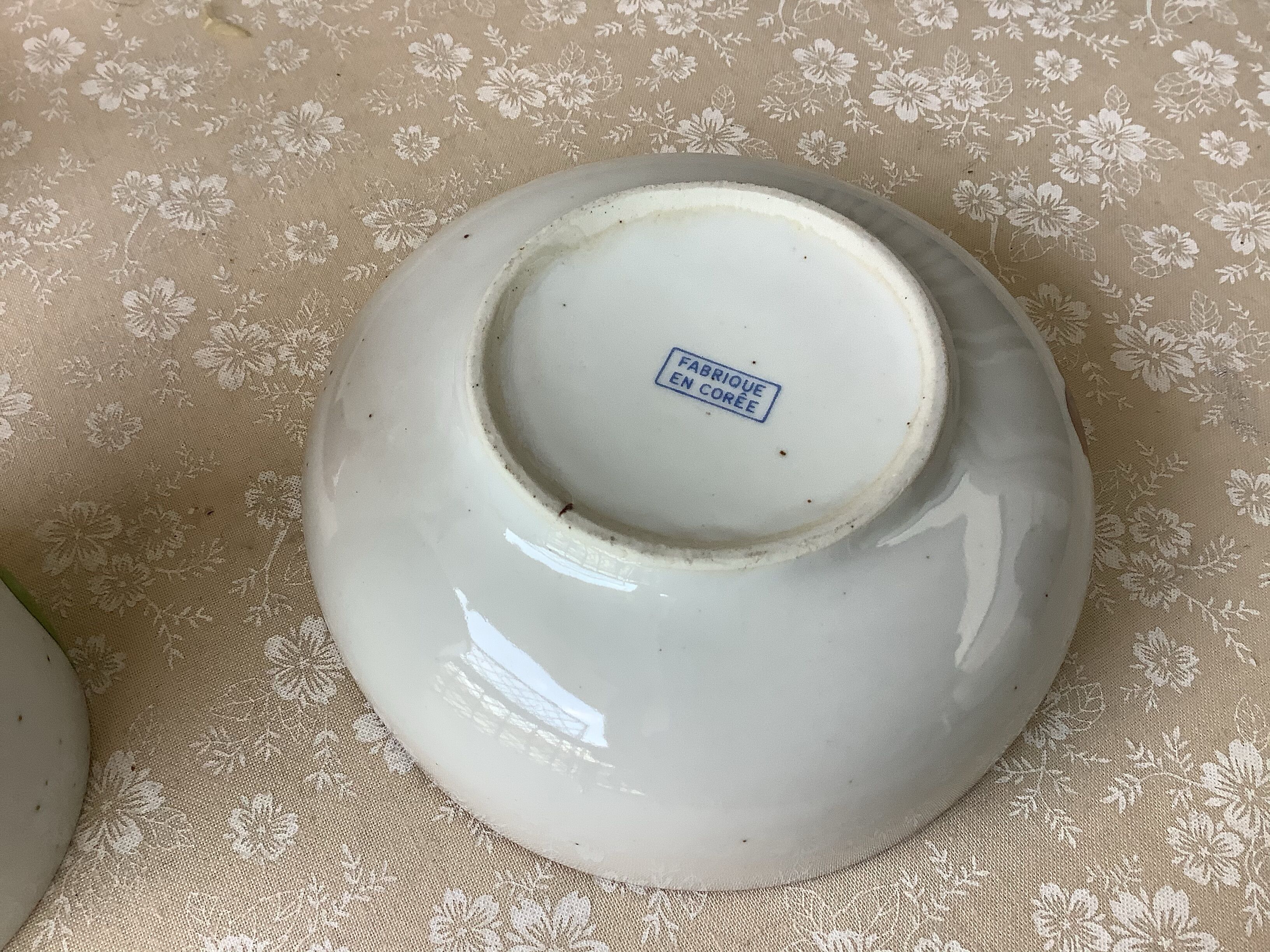 Korean face sandstone bowl and mug