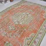 Tapis neutre coloré Oushak sku1315