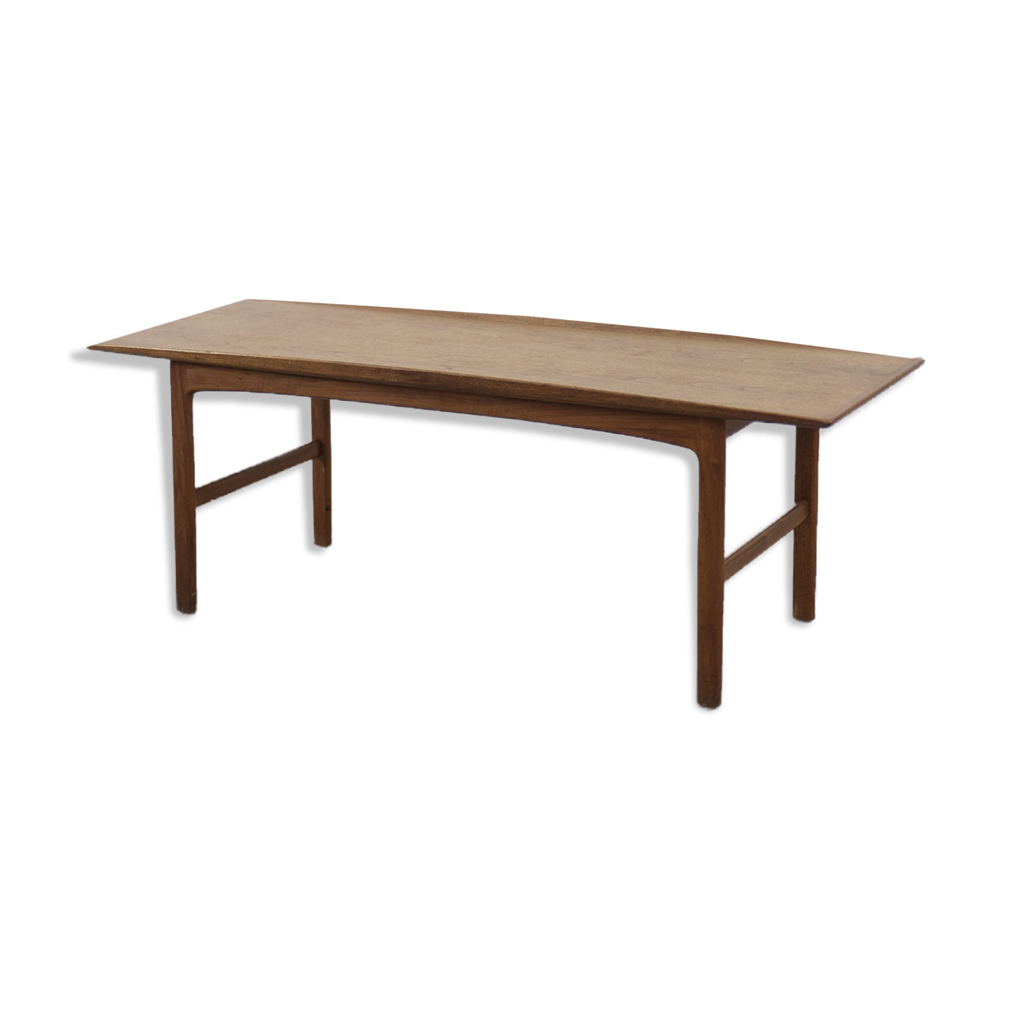 Table basse scandinave en teck, années 50
