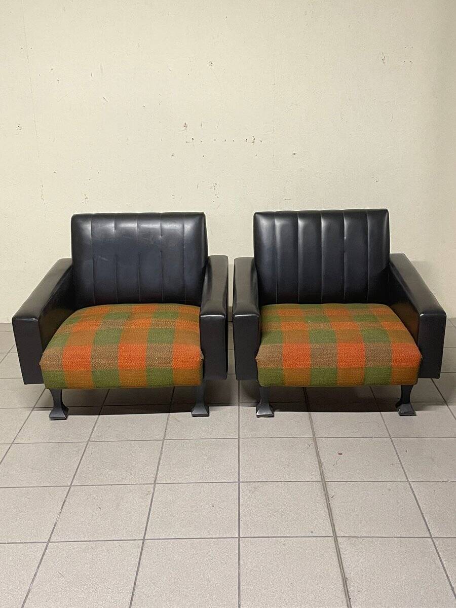 Armchairs, Italy, 1950s, set of 2