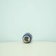 Vintage blue & red fatlava west germany vase scheurich