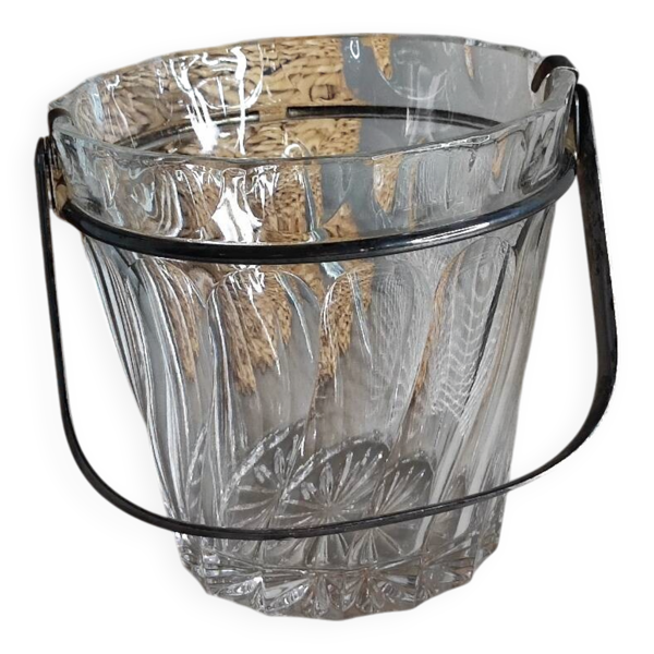 Seau à glaçons en cristal