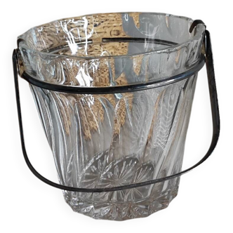 Seau à glaçons en cristal