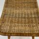 Suite of six vintage bar stools in rattan design Rohe 1960