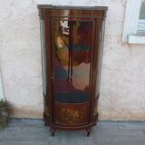 Showcase curved style louis xv