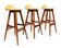 Three 1960s Danish Bar Stools In Rosewood & Leather by Erik Buch