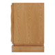 Italian Oak Wood Sideboard with Hand Carved Patterns in the Doors, Italy