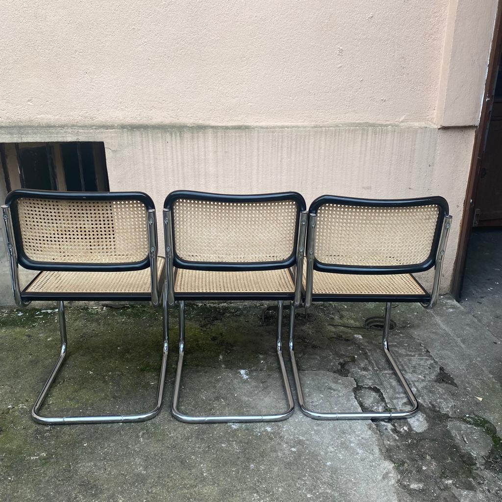 Set de 3 chaises Marcel Breuer Cesca B32