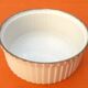 1930s Round soufflé dish N°2 White ceramic