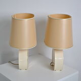 Pair of bedside lamps 1980