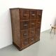 Antique 12-drawer workshop cabinet, circa 1900