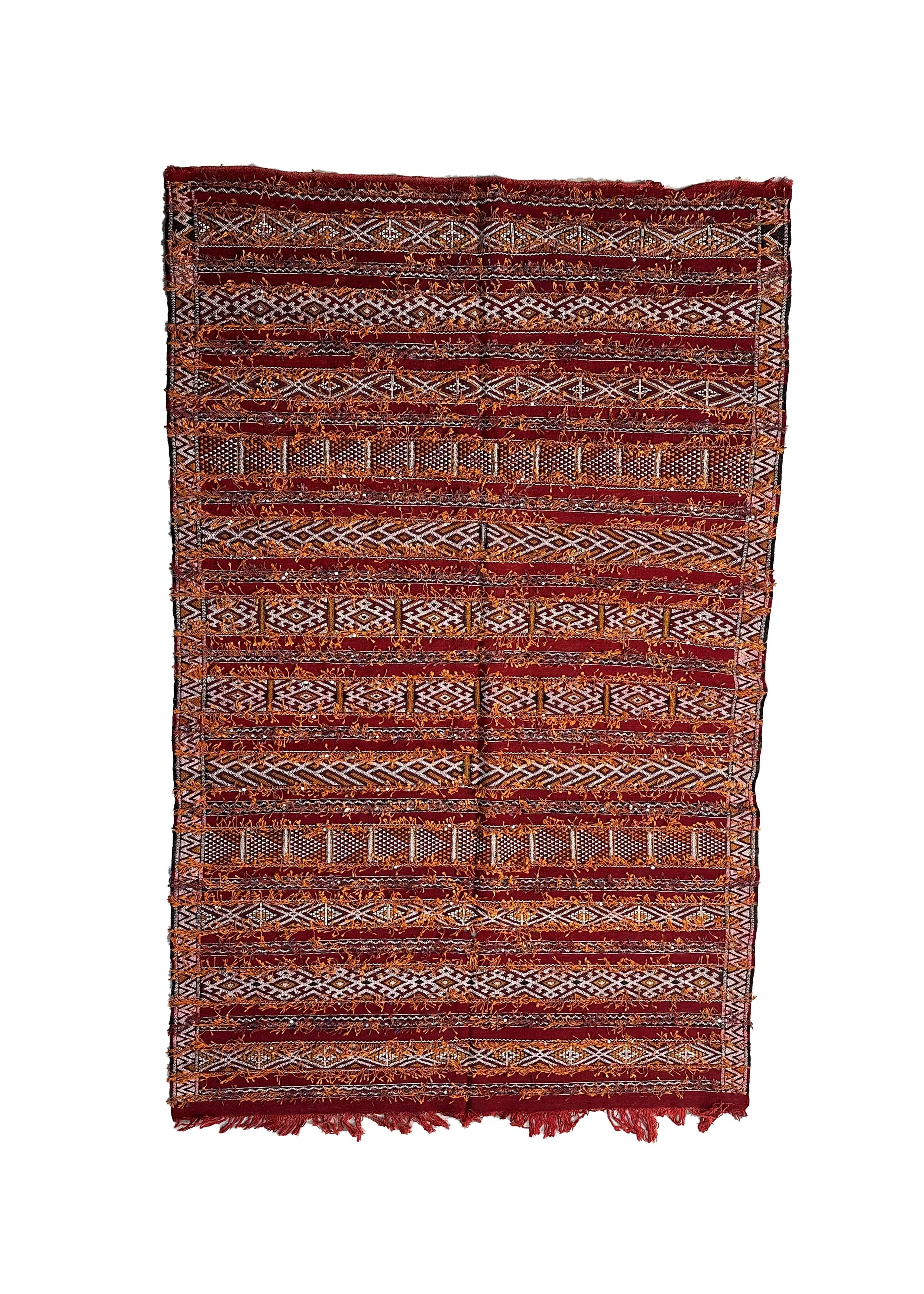 Moroccan Kilim Zemmour Rug - 291 x 163 cm
