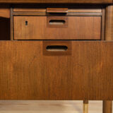 Mid-century teak desk by Sten Blomberg for Seffle Möbelfabrik, Sweden, 1960s