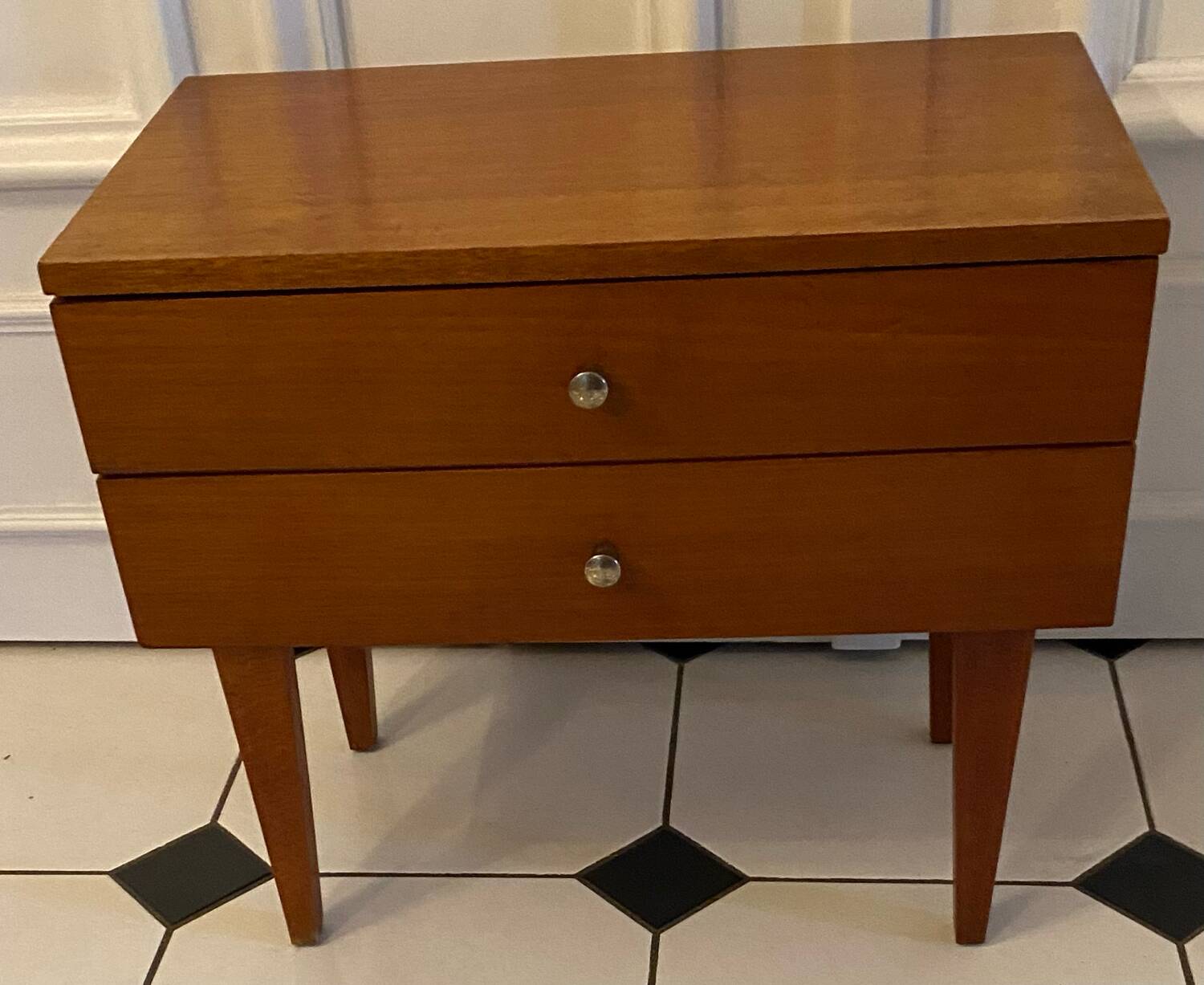 Scandinavian vintage bedside table