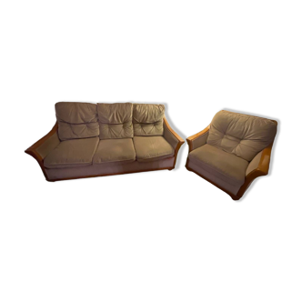 Sofa and armchair