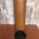 Porte parapluie carton bouilli + cerclage laiton + bac intérieur vintage
