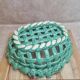 Large openwork bowl in slipware