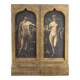 Marcel Gillis (Belgique, XXe siècle) Adam et Ève, 1931 Diptyque