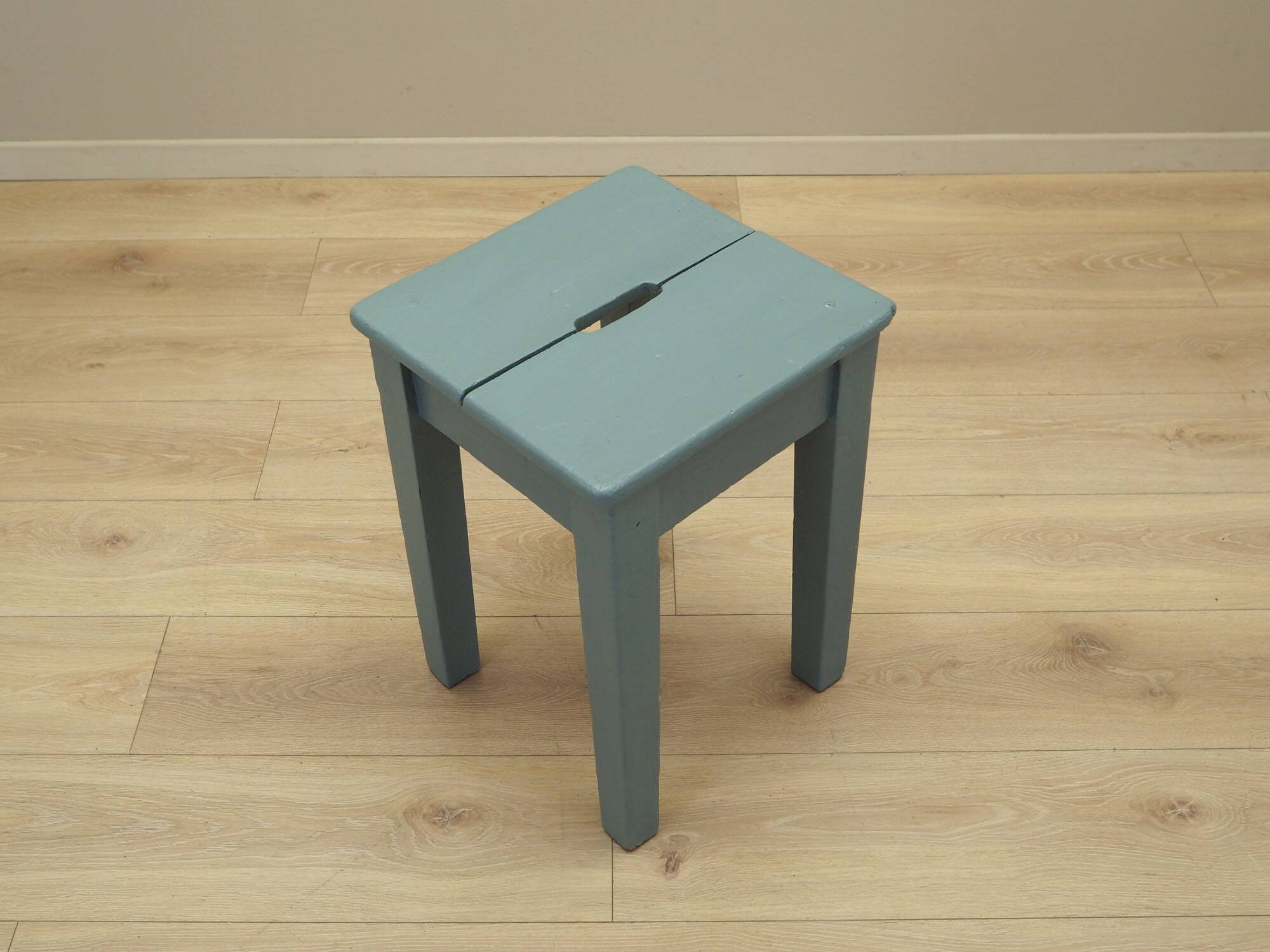 Tabouret en pin, design danois, années 1950, fabrication : Danemark