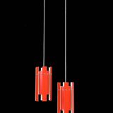 Set of 2 Fog & Mørup / Henning Rehhoff 'Cocktail' pendant lamps / Mid-century Danish modern design / 1970s