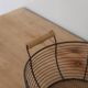 Oval metal basket with wooden handles – Country style