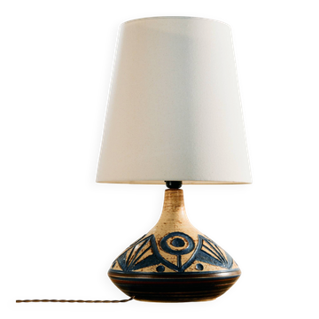 Ceramic table lamp model 3077-3 by Noomi Backhausen & Arne Finne Nielsen for Søholm