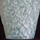 Art Deco vase in pressed moulded glass, speckled blue, h - 29