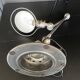 Jieldé lamp with 2 arms, clear matte varnish, industrial vintage.