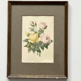 Botanical flower frame