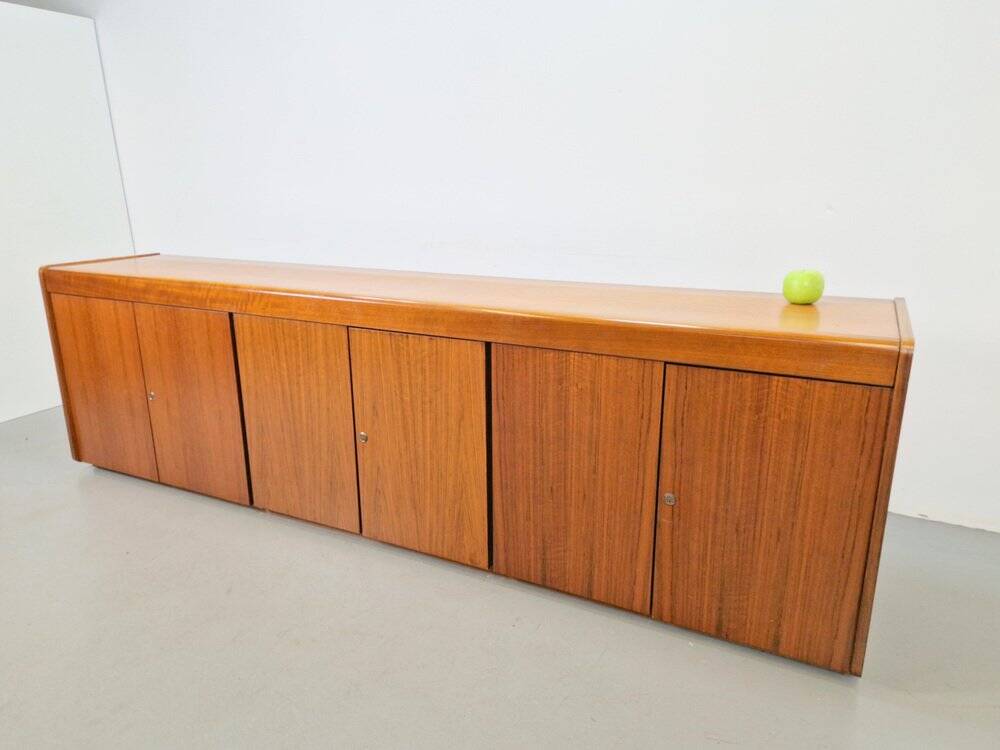 Enfilade en teck danois vintage, années 1960
