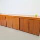 Enfilade en teck danois vintage, années 1960