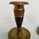 Bougeoirs style Directoire en bronze