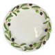 Plat rond barbotine "olive", Deruta, Tiriduzzi, Italie