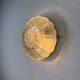 Pair of "Daisy Flower" wall sconces by Limburg, frosted glass, Germany 1960s