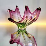 Murano vintage multicoloured bowl with organic design, Italy, 1960s