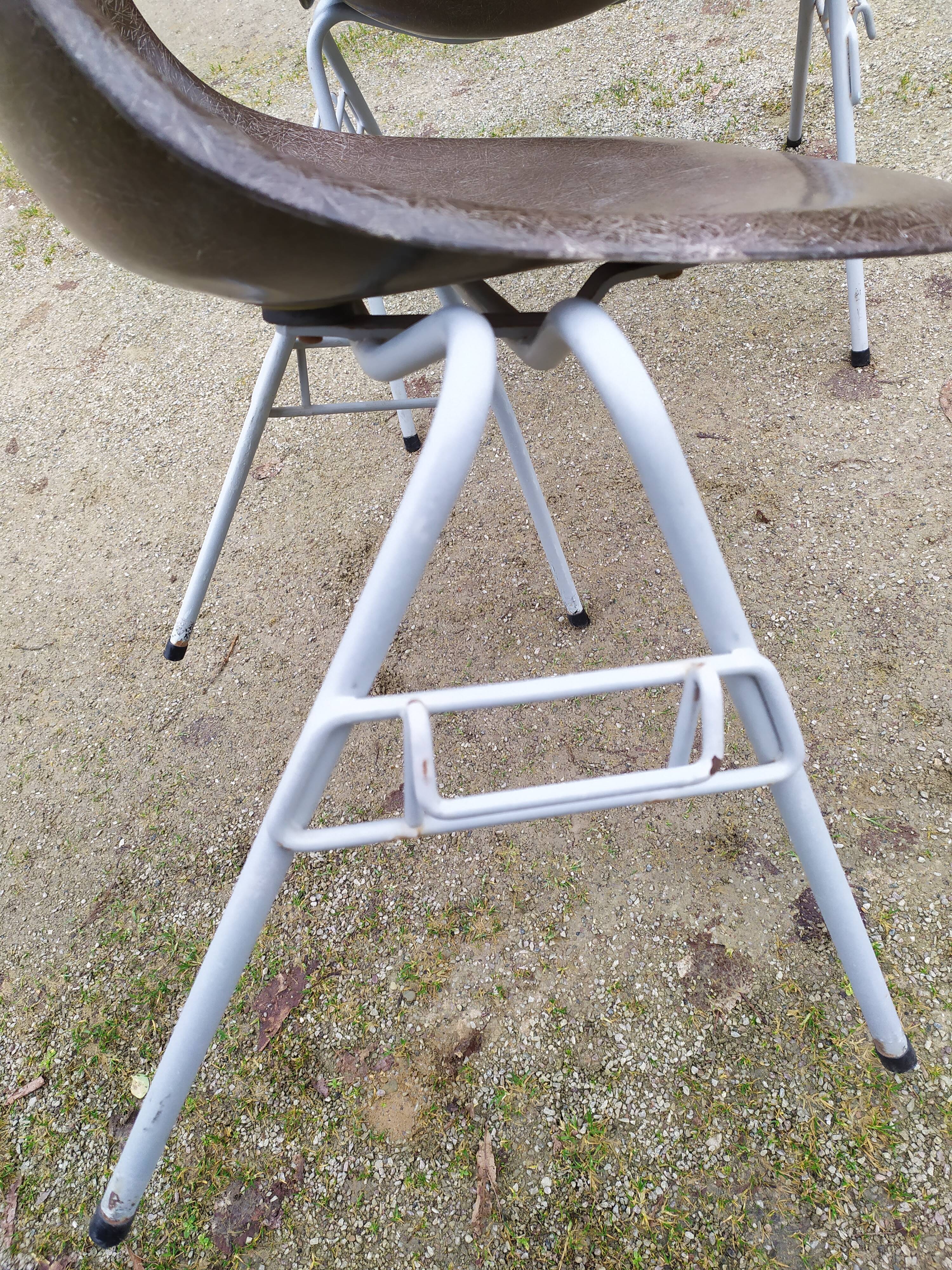 Charles and Ray Eames DSS chairs, Herman Miller, 50s-60s
