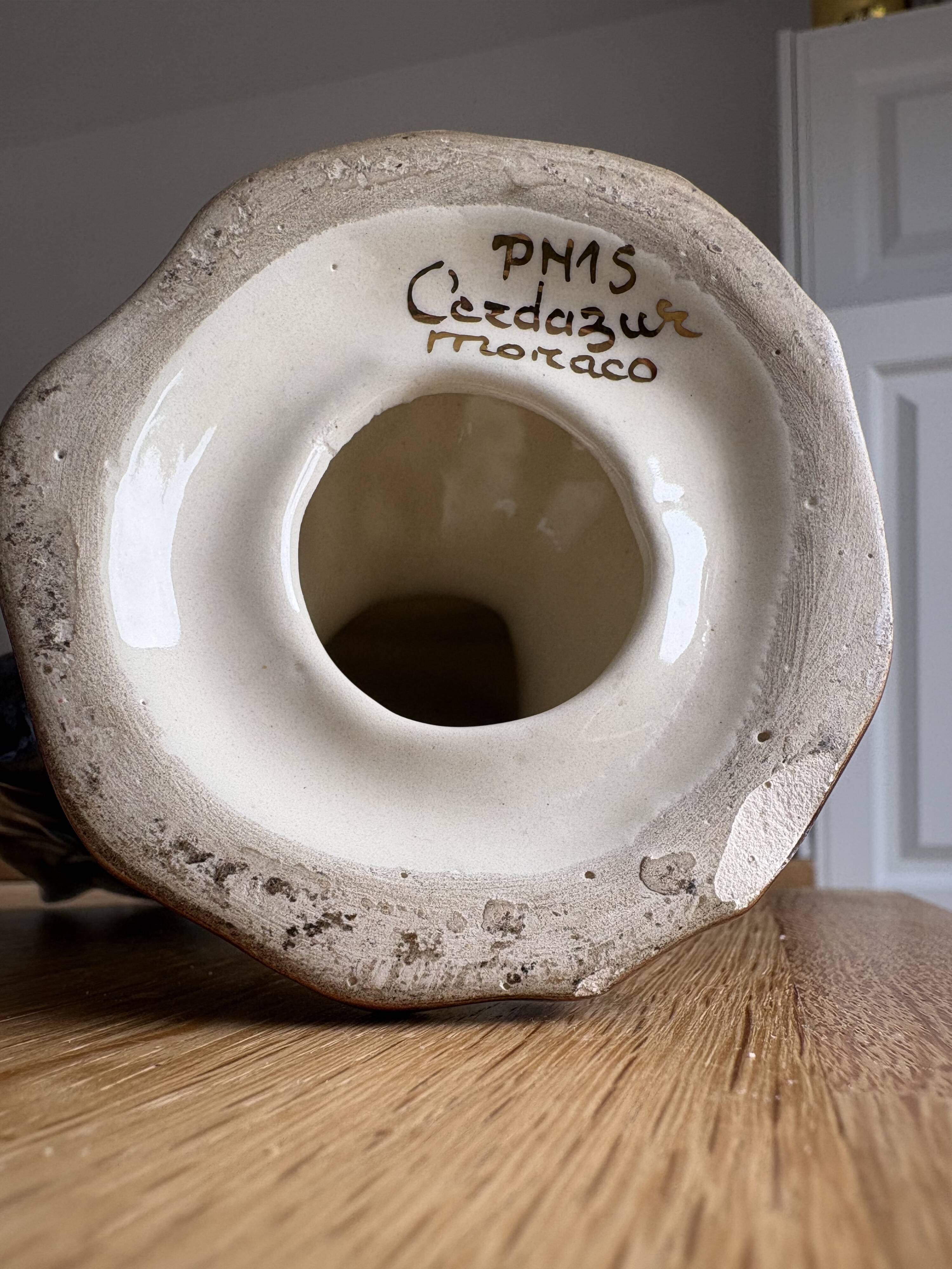 Vintage ceramics Cerdazur Monaco