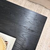 Black elm coffee table