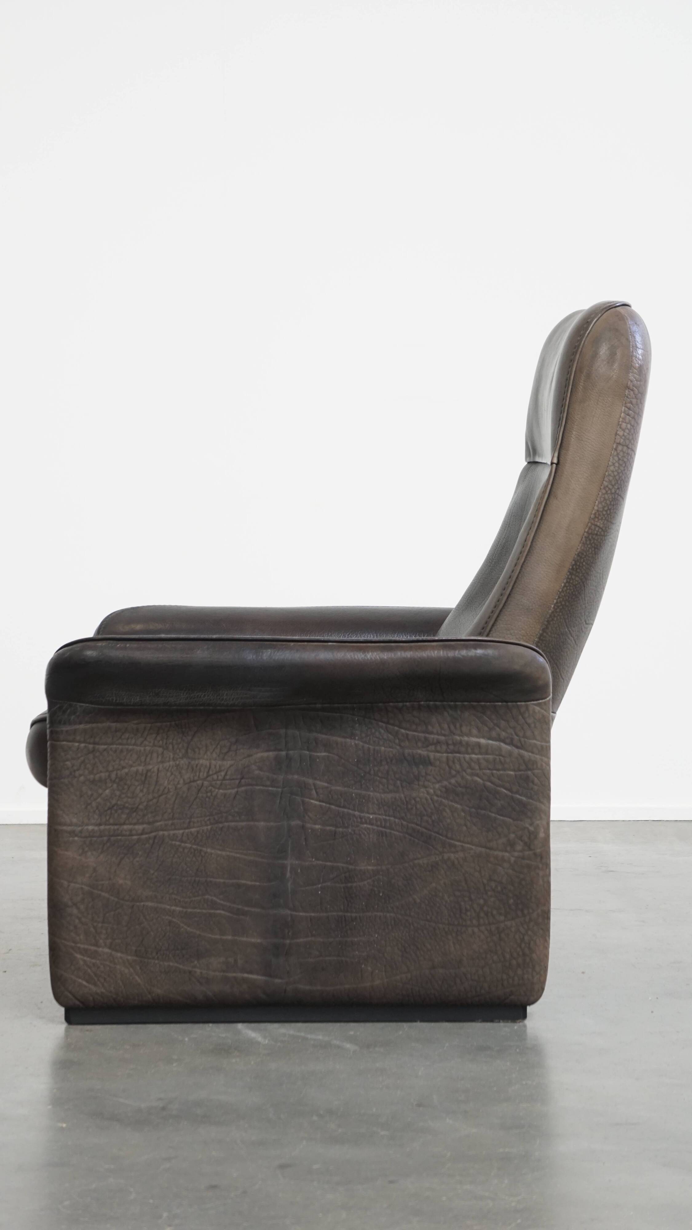 Vintage Leather Design Armchair by De Sede, Model DS50