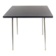 1960s Modernist Side Table in Charcoal Grey Formica