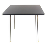 1960s Modernist Side Table in Charcoal Grey Formica